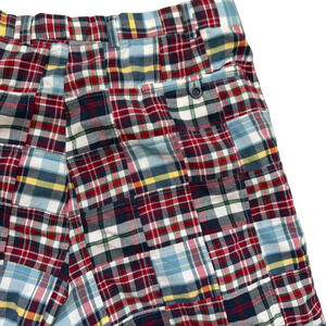 Jos A Bank Plaid Patchwork Shorts Men's Size 38 Inseam 8.5" Cotton